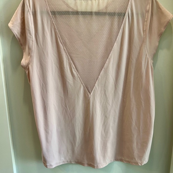 lululemon athletica pale pink For the Run Tee size 12 - Picture 3 of 6